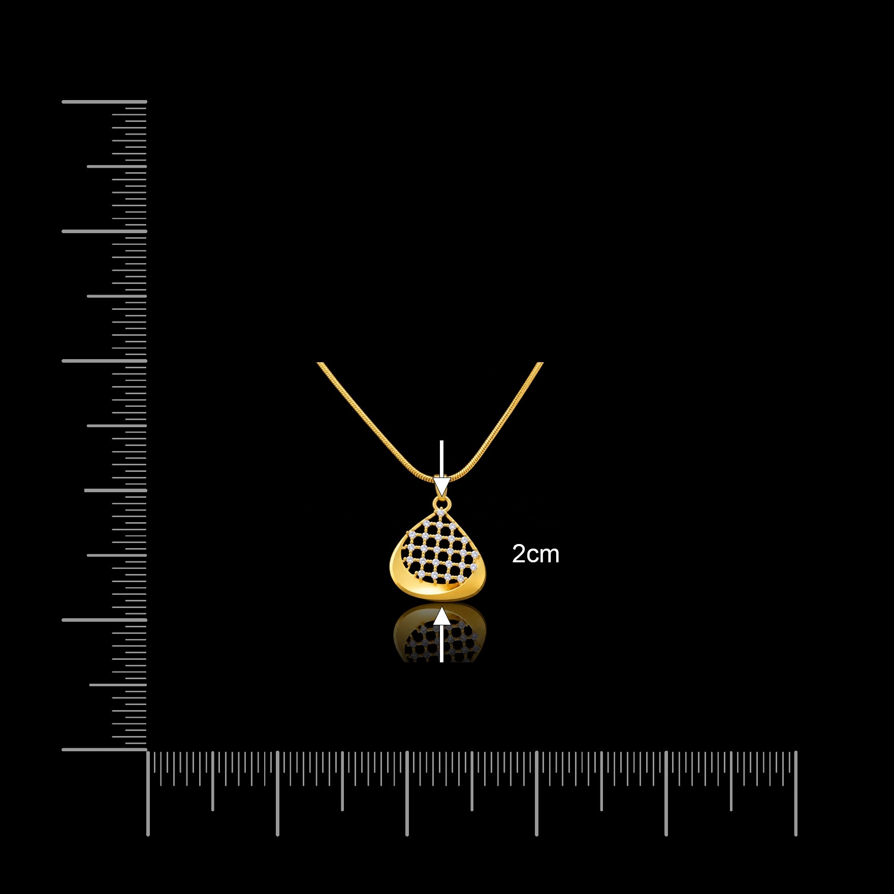 Stone Pendant PSLT105W-011
