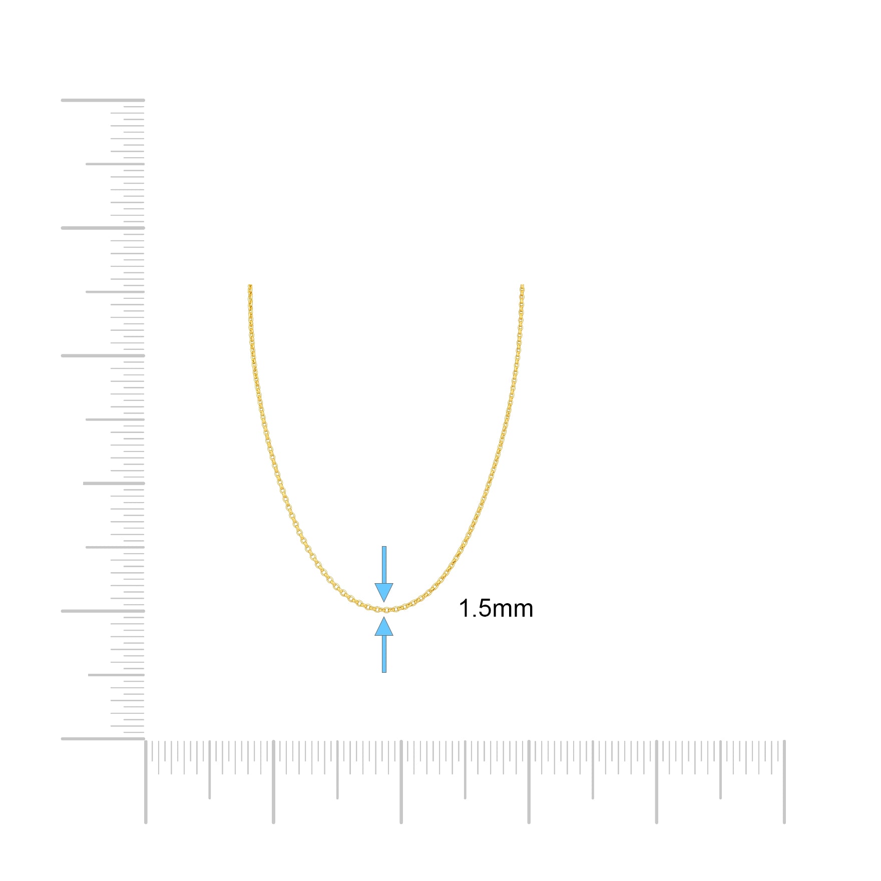 Gold Chain Millennium PCS61-013