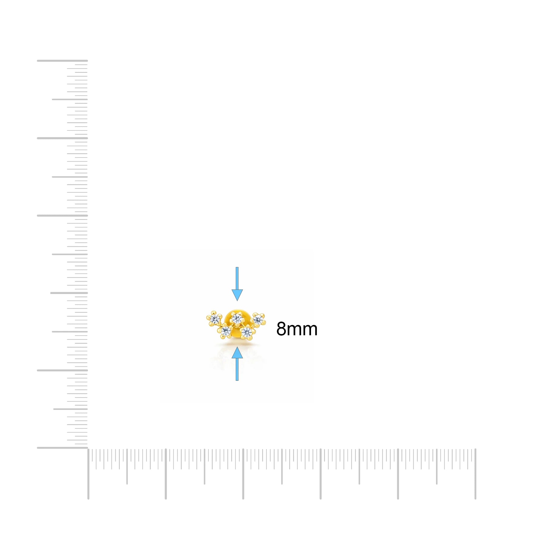 Stone Stud PSST141W-07
