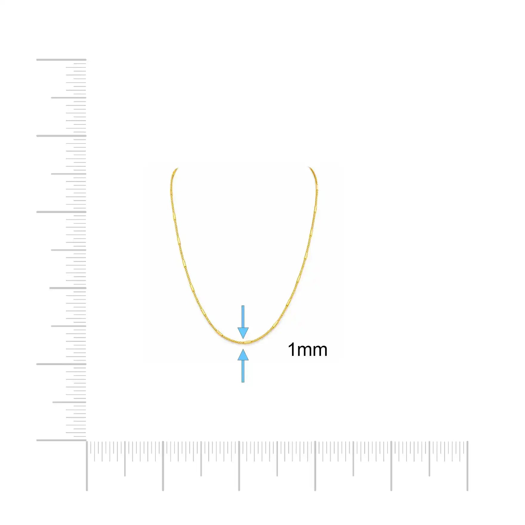 Gold Chain Millennium PCM23a-052
