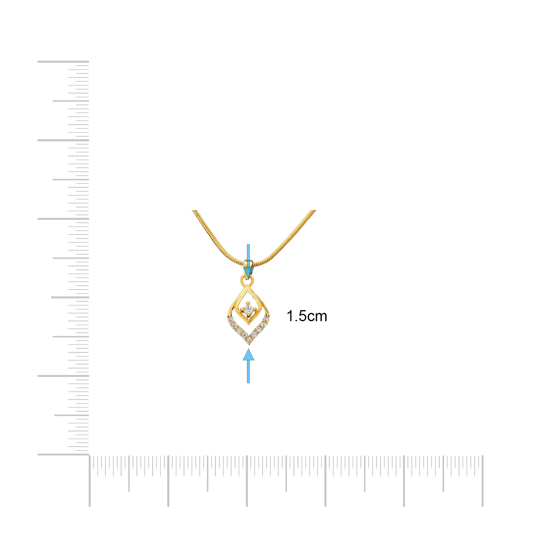 Golden Stone Pendant PSLT18W-001