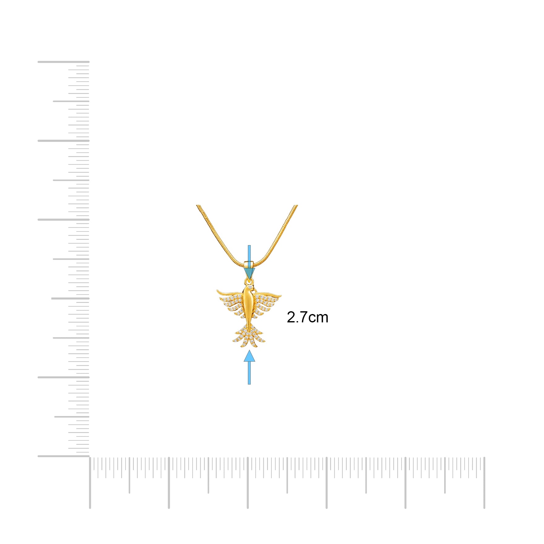 Golden Stone Pendant PSLT39W-051