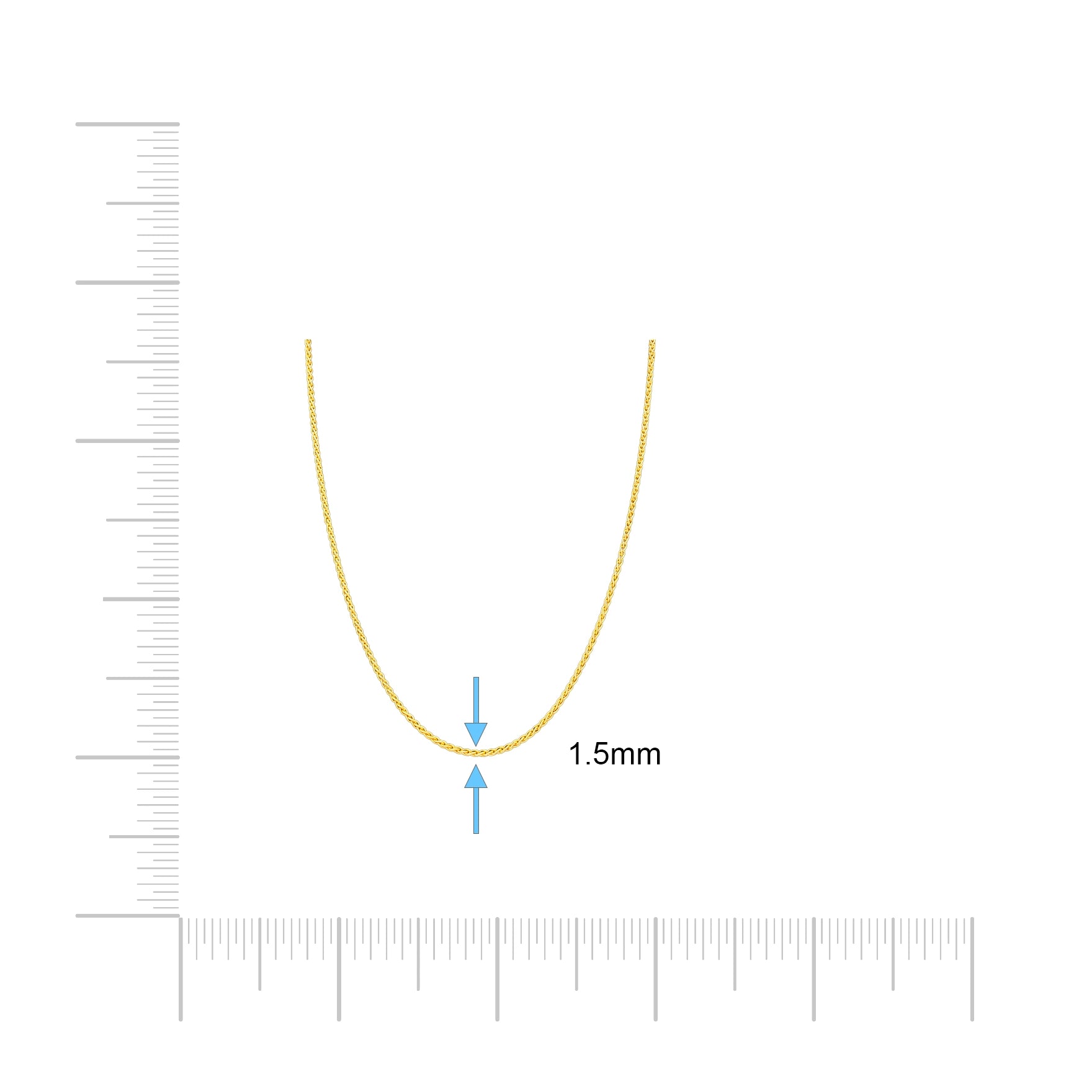 Gold Chain Millennium PCS62-013