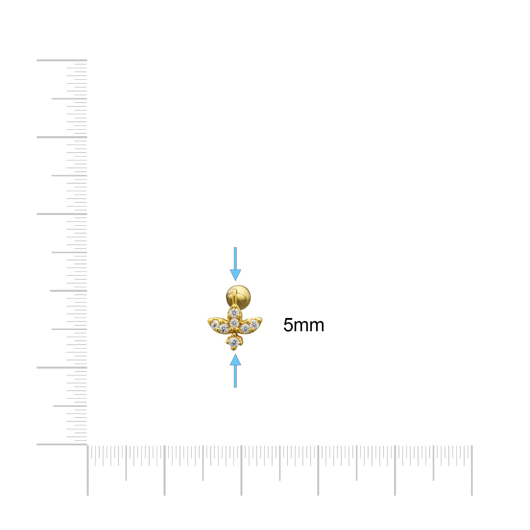 Bugadi Stud Earring PSBDST9W-041