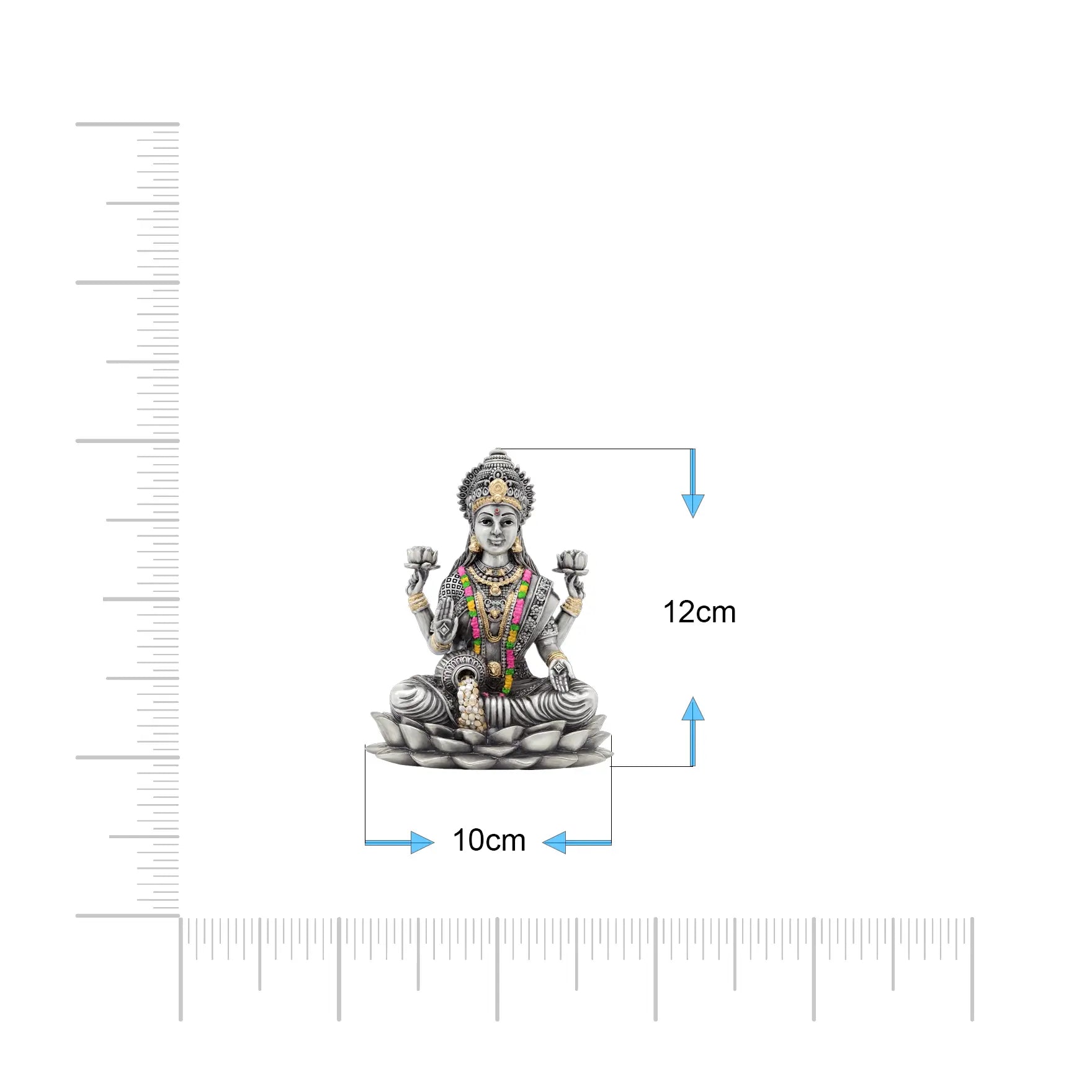 Divine Lakshmi Statue on Lotus Pedestal PIDRSL27-005