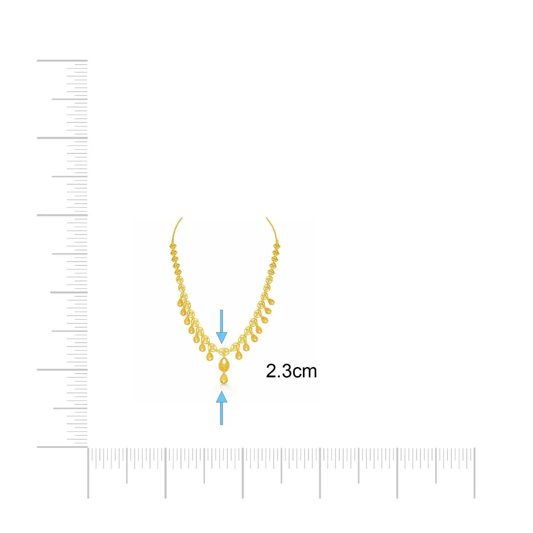 Golden Necklace PGNS84-035