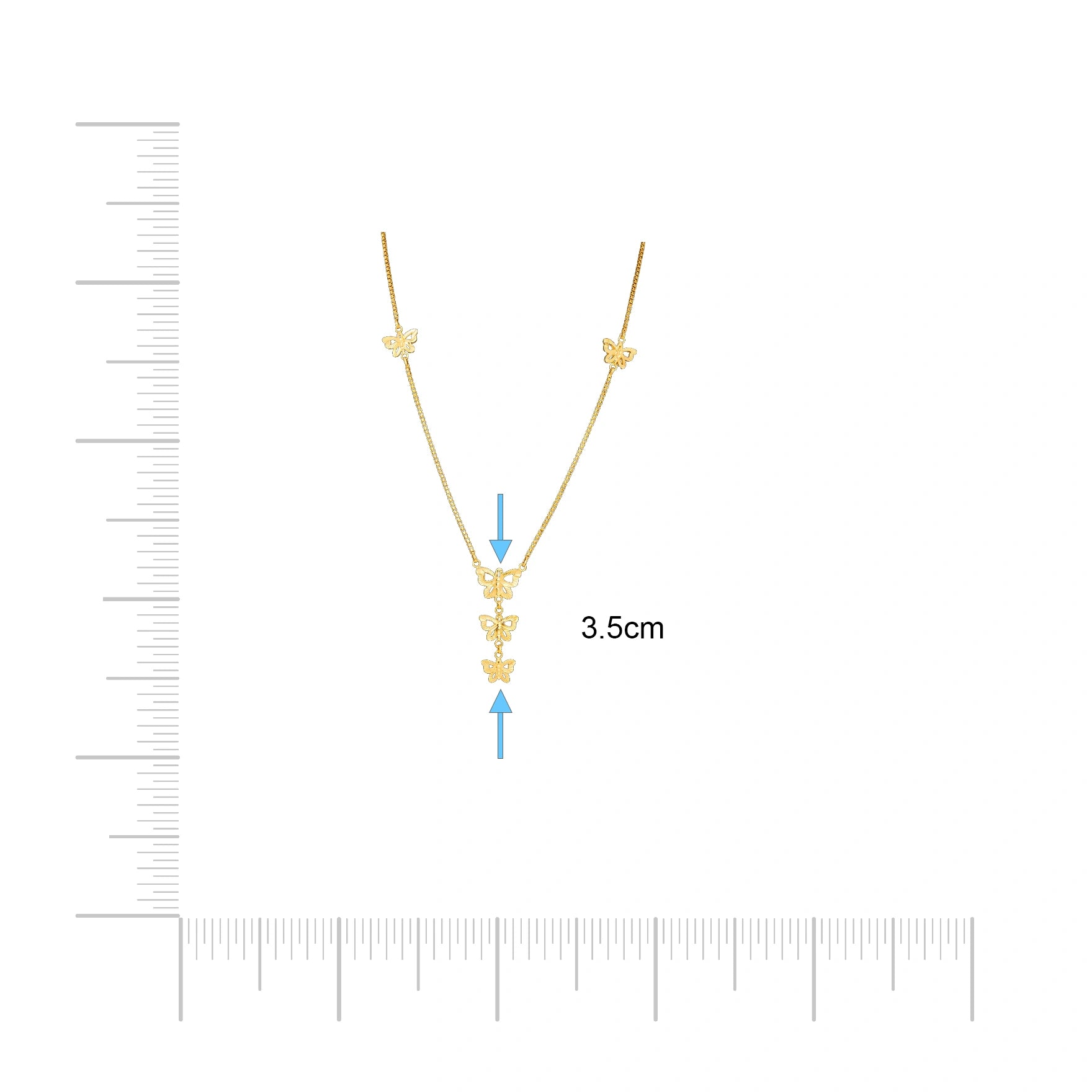 Golden Necklace PGNS33-084