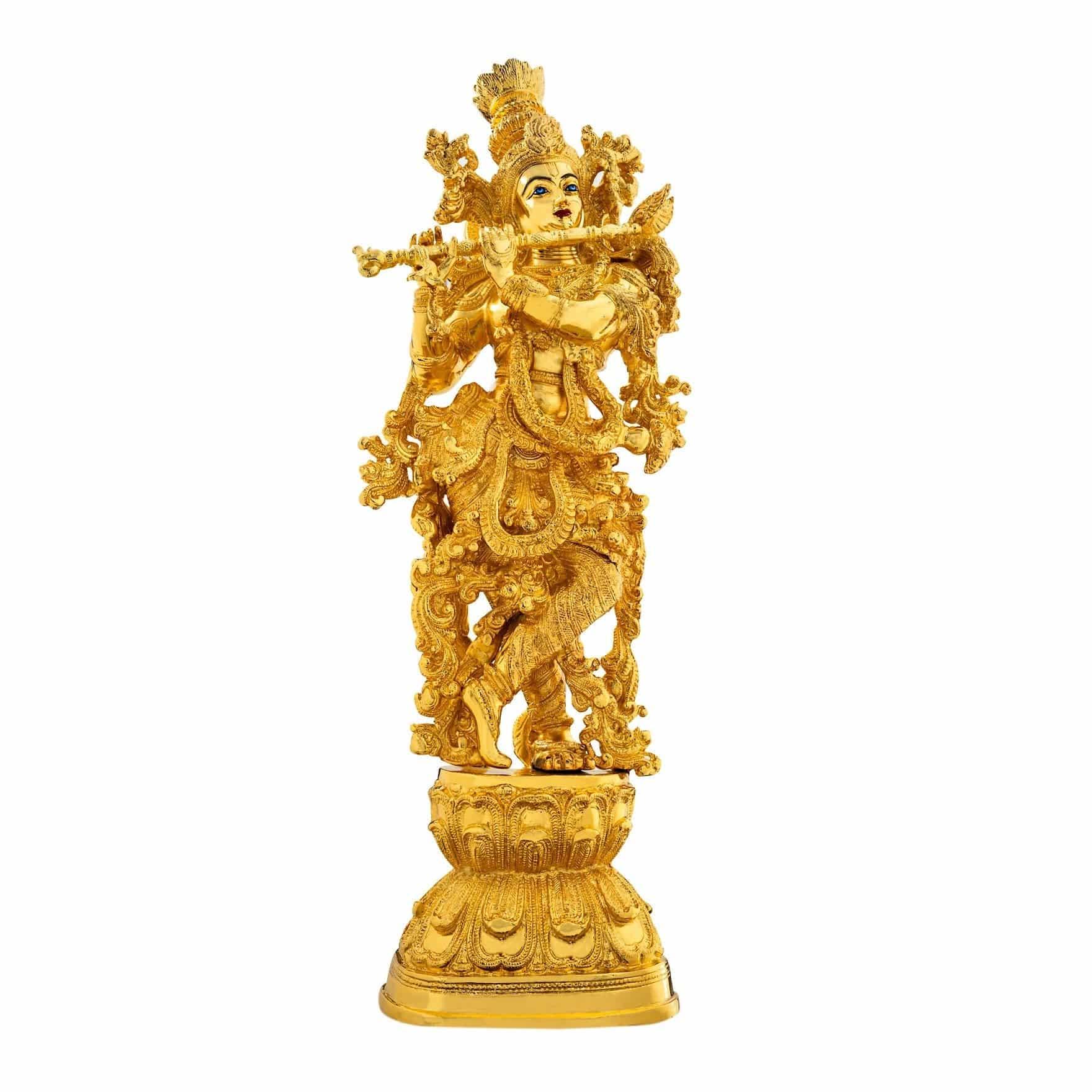 Sri Krishna Idol PIDKR-35 - Parakkat Jewels