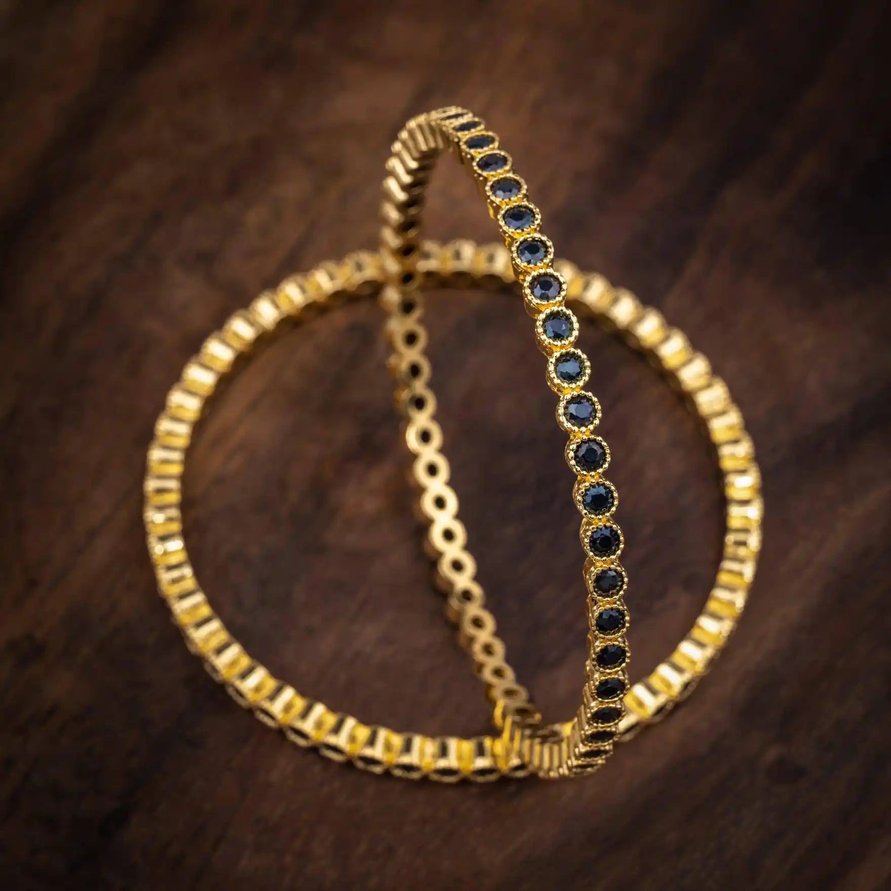 Stone Bangle PSB4B-022 - Parakkat Jewels
