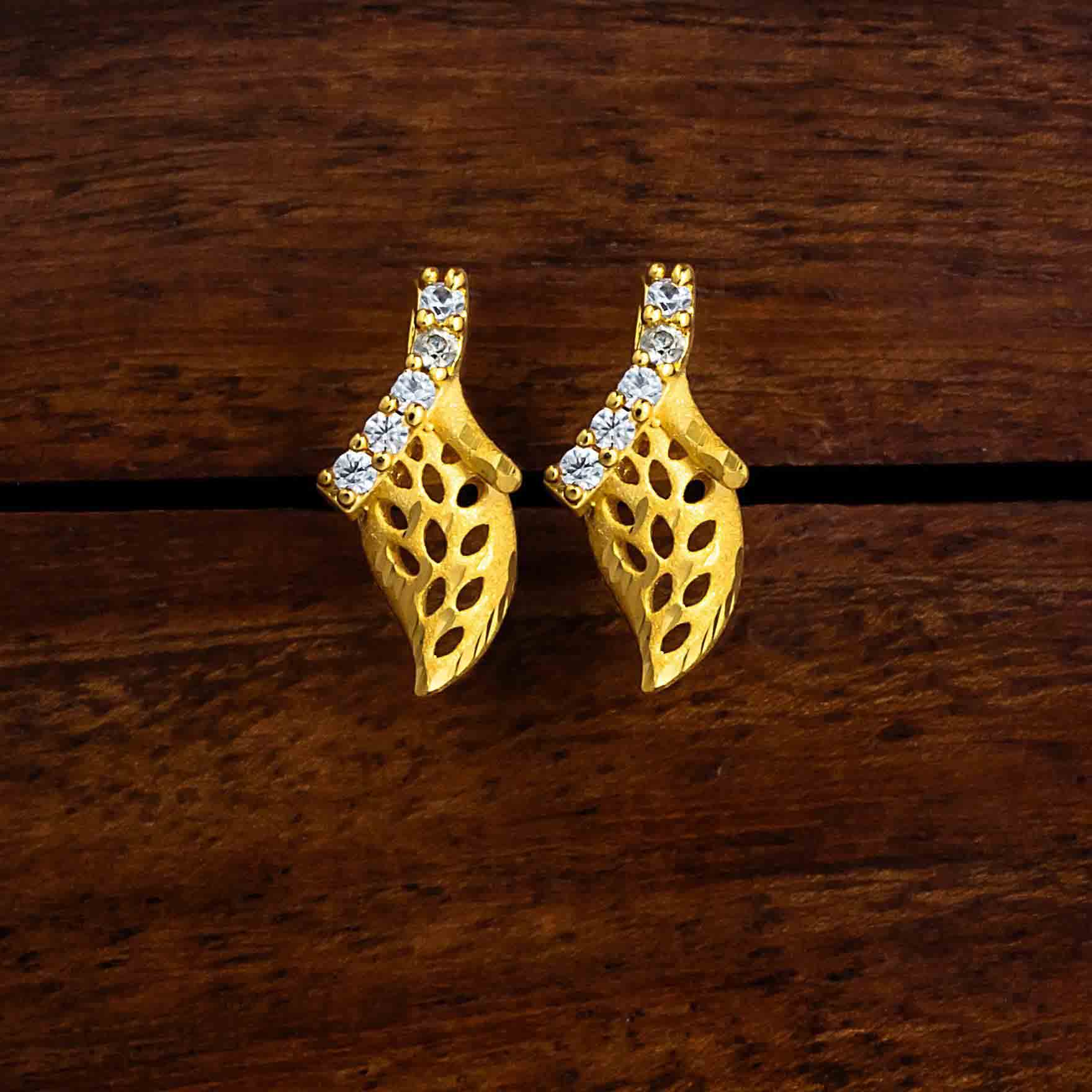 Trending Gold Layered Studs earrings for Women