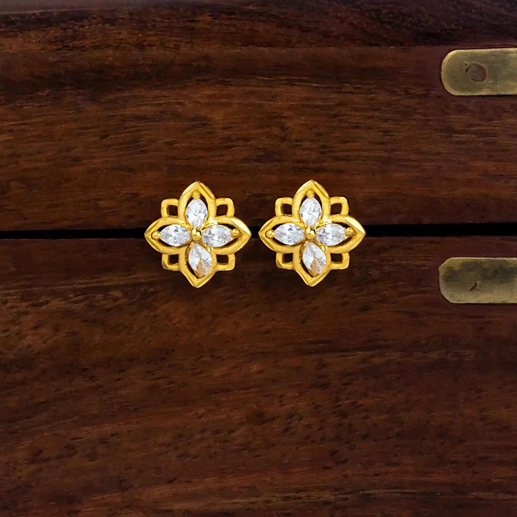 Trending 1 Gram gold Layered Studs Online