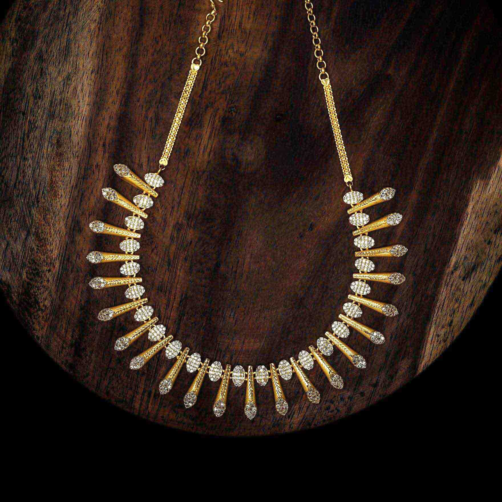 Necklace PSNS21W-086 - Parakkat Jewels